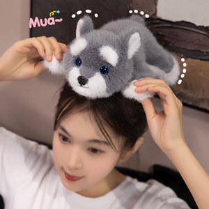 <span class=keywords><strong>Schnauzer</strong></span> muñeco de peluche de juguete suave de piel de algodón largo Animal bordado Logo caja de regalo embalado para bebés y promociones - Product Image 3