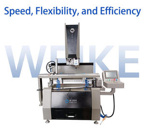 WEIKE CNC ad alta precisione 800mm fresatura e foratura CNC macchina per profili di finestre in alluminio - Product Image 2