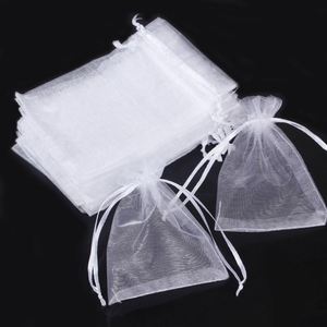 Wholesale Pure Organza Gauze Drawstring <b>Bags</b> for <b>Wedding</b> Candy and Jewelry <b>Gift</b> Packaging with Custom Logo - Product Image 1