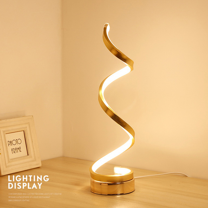 Small aluminium club corner bedside billiard end dinner led table lighting