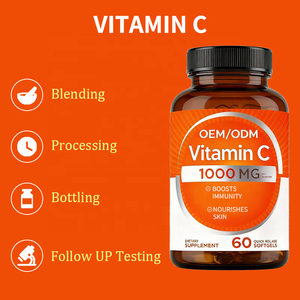 大人用ビタミンC 1000mg 60ソフトジェルカプセル-免疫力向上＆肌の栄養補給 OEM対応 - Product Image 3