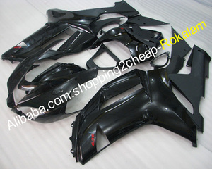 Carenado 2007 <span class=keywords><strong>2008</strong></span> ZX6R para <span class=keywords><strong>Kawasaki</strong></span> ZX 6R 07 08 ZX-6R <span class=keywords><strong>636</strong></span> ZX636 moto negro carrocería carenados Kit - Product Image 1