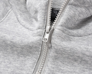 Sudadera con capucha y cremallera de un cuarto para hombre, con logo personalizado, estilo oversize, con capucha con cordón, para ropa casual urbana - Product Image 4