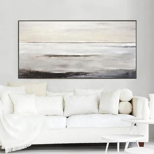 Personalizzare la decorazione per la casa moderna pittura a olio decorazione artistica da parete <span class=keywords><strong>bianco</strong></span> <span class=keywords><strong>nero</strong></span> <span class=keywords><strong>e</strong></span> <span class=keywords><strong>grigio</strong></span> Wabi Sabi Art soggiorno decorazione della parete pittura - Product Image 4