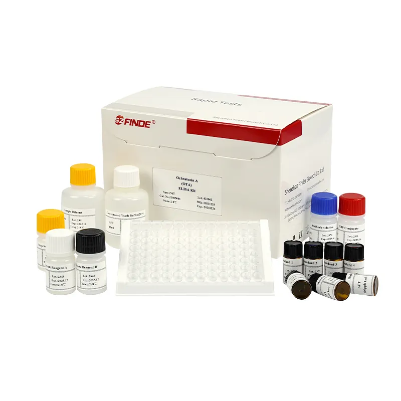 곡물 및 사료 수의학 기구에 대한 식품 안전 시험을위한 Ochratoxin a (OTA) ELISA 테스트 키트