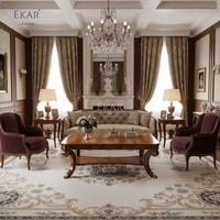 Table basse de luxe EKAR Westminster |   Table basse de style anglais incrustée à la main |   Usine de meubles de Foshan