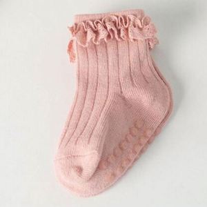 Chaussettes en dentelle pour bébé fille, 6 mois-3 ans, antidérapantes, 100% coton, logo personnalisé, OEM/ODM accepté, marque américaine Mairun, modèle 823, 10 pièces - Product Image 5