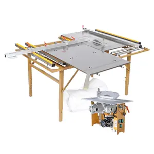 best saw cutting pallets Suppliers-High quality dust free Cutting Wood Machine Sliding Table Saw