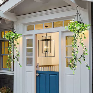 Guirlandes lumineuses solaires LED en forme de lierre artificiel, étanches IP65, pour la décoration de plantes suspendues dans les jardins, les balcons, les mariages en extérieur, lumières féériques - Product Image 2