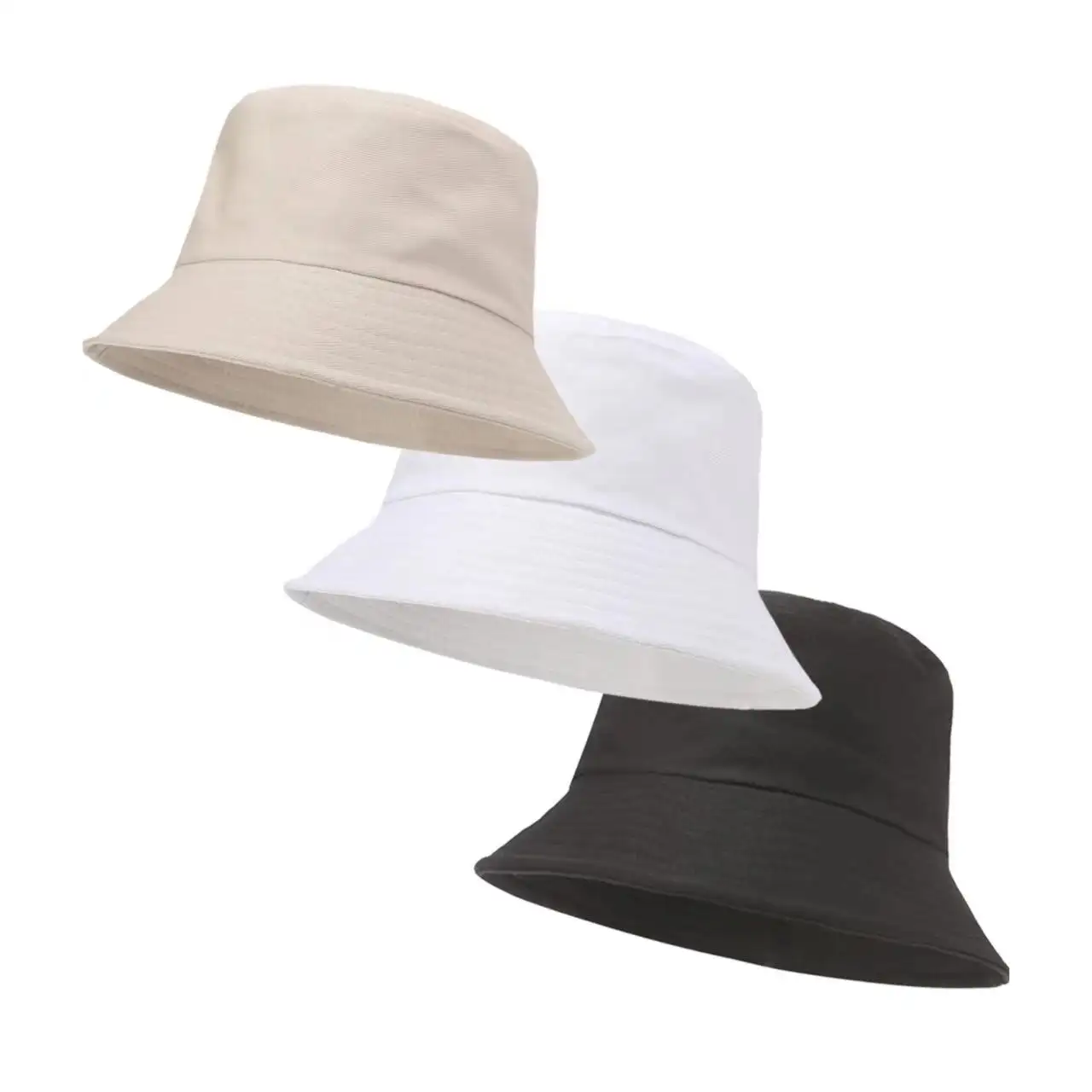 Шляпа рыбака для женщин и мужчин тканая хлопковая шляпа-ведро с логотипом на заказ