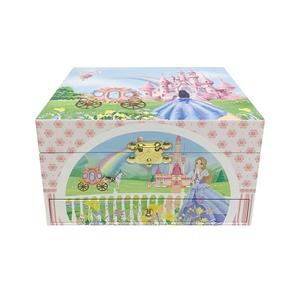 Yiyu - Caja <span class=keywords><strong>Musical</strong></span> Giratoria <span class=keywords><strong>de</strong></span> MDF con Diseño <span class=keywords><strong>de</strong></span> <span class=keywords><strong>Castillo</strong></span> <span class=keywords><strong>de</strong></span> Princesa, Personalizada, con Manivela, Caja <span class=keywords><strong>de</strong></span> Regalo Personalizada para Niñas, Accesorios - Product Image 2