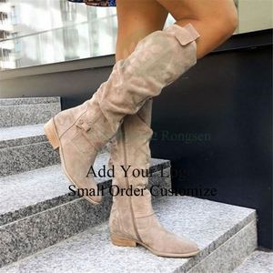 Botas de Mujer de Tacón Alto y Fino, de Gamuza, Sexys, por Encima de la Rodilla, para Invierno - Product Image 1