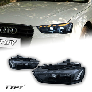 ชุดไฟหน้า TYPY สำหรับ Audi A4L ปี 2013-2016; ไฟหน้าโปรเจคเตอร์แบบ Full-LED สไตล์ B8 พร้อมไฟ DRL และไฟเลี้ยวแบบไหล 12V - Product Image 1
