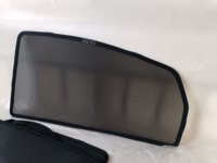U'LUCK Rideaux de voiture noirs pour vitres latérales - 4 pièces, pare-soleil magnétique pour la confidentialité, occultation totale de la lumière, sensation de fraîcheur
