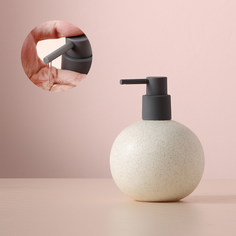 Pompe à lotion à grande boule vers le bas