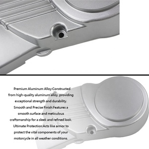 Cubierta de cárter de motor LINGQI de aluminio para estator, universal para motos de cross de 50cc, 70cc, 90cc, <span class=keywords><strong>110cc</strong></span>, 125cc - Product Image 2