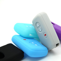 Usine en gros à la mode anti-poussière Silicone Smart 3 boutons couvercle de boîtier de clé de voiture