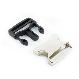 Metal Side Release Buckle 40mm Zinc Alloy Silver For Bags Backpacks Adjustable <b>Webbing</b> Hardware Accessories - Product Image 2