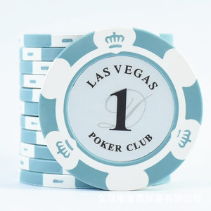 Vương Miện Texas Hold'em mahjong đất sét kim loại Poker Chip set thẻ trò chơi Khăn trải bàn nhôm trường hợp nhúng sắt máy tính bảng đất sét Poker chip - Product Image 1