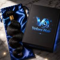 Extensions de cheveux Body Wave à double trame, 100% cheveux humains vierges brésiliens non traités