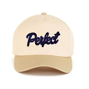 Custom High Quality 100% Cotton 5 Panels Embroidery Logo Custom <b>Trucker</b> <b>Hat</b> Two Tone Men Fashion Sport Cap Baseball Cap - Product Image 1