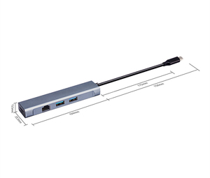 Tipo C eje 6 en 1, estación de acoplamiento de lector de tarjeta de la policía cargando usb hubs para <span class=keywords><strong>el</strong></span> Macbook pro - Product Image 6