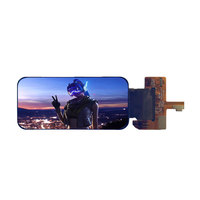 4.5 inci kecerahan tinggi 600 Nit warna AMOLED Tampilan modul sentuh 564x1210 resolusi untuk peralatan Audio