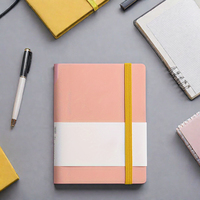 Libreta Personalizada con Logotipo, Mini A7, con Correa, Cubierta de Tela, Estilo Impreso, Papel de Cuero, 100 Hojas, Tapa Dura, Horizontal, Diario Personalizado