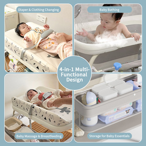<span class=keywords><strong>Table</strong></span> à <span class=keywords><strong>langer</strong></span> multifonctionnelle et <span class=keywords><strong>baignoire</strong></span> pour bébé, <span class=keywords><strong>table</strong></span> à <span class=keywords><strong>langer</strong></span> directe pour lit bébé, <span class=keywords><strong>table</strong></span> à <span class=keywords><strong>langer</strong></span> pliable, sac de rangement pour produits pour bébés - Product Image 2