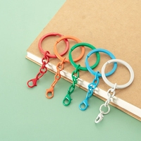 Porte-clés à fermoir homard, couleur bonbon, boucle séparée, accessoires de porte-clés en métal DIY, connecteur, peinture pour la pâtisserie, porte-clés homard