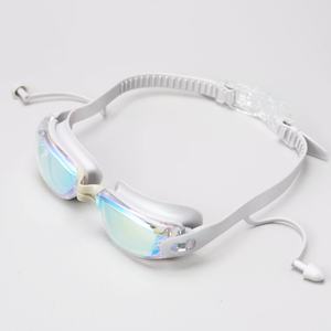 Gafas de Natación de Silicona Antivaho con Puente Nasal Reemplazable para Adultos con Auriculares, Gafas de Buceo Panorámicas - Product Image 4