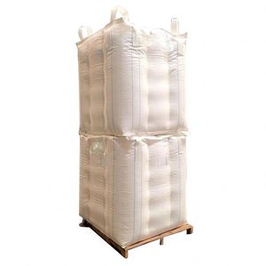 PP Tái Chế Polypropylene 1000X1500X100 Baffle Jumbo Big Bag 1m3 Túi Lớn 100Kg Số Lượng Lớn Fibc Xây Dựng Lớn 175Kg