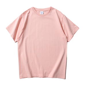 เสื้อยืดโอเวอร์ไซส์ ผ้าฝ้าย 100% ถัก ทรงหลวม แขนสั้น แบบเรียบ สีพื้น ยูนิเซ็กส์ สไตล์วินเทจ ขายส่ง - Product Image 1