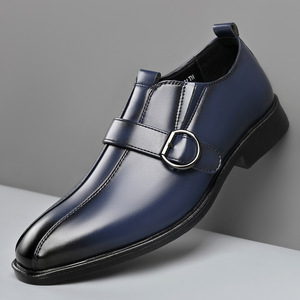 Nouvelles Chaussures Derby en Cuir pour Hommes 2026, Style Rétro Patchwork à Bout Carré, Décontractées et Formelles, Style Britannique, pour Affaires Européennes et Américaines - Product Image 4