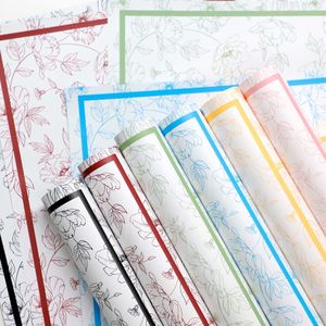 กระดาษห่อดอกไม้ลูเซียกระดาษห่อดอกไม้หนากันน้ำสำหรับวันวาเลนไทน์ LF160632วัสดุบรรจุภัณฑ์ดอกไม้ - Product Image 1