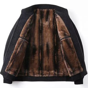 Autunno e inverno Casual giacca imbottita in pile da uomo di mezza età con cerniera e collo alto cappotto per anziani del <span class=keywords><strong>nonno</strong></span> - Product Image 6