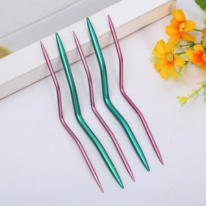 U Cable <strong>Stitch</strong> <strong>Holders</strong> U Shape Knitting Needles Bent Cable <strong>Stitch</strong> <strong>Holders</strong> Cable Needles for Knitting Knitting Accessories - Product Image 2