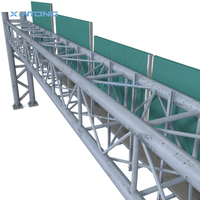 Structure en acier pour portique de passage pour feux de circulation, éclairage public et panneaux de signalisation