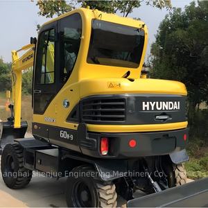 Excavatrice d'occasion Hyundai d'origine 6 tonnes R60w-9 60W, petite excavatrice Hyundai 60w-7 60w-9 Hyundai60wvs en excellent état, vente directe usine - Product Image 3