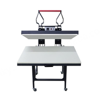 Presse à chaleur hydraulique semi-automatique à plat pour impression par sublimation sur t-shirts, grand format 80*100cm (31.5''X39'')
