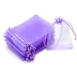 Bolsas de Regalo al por Mayor de Organza Dorada con Cordón, Ecológicas y Reciclables, para Empaque de Joyería - Product Image 5
