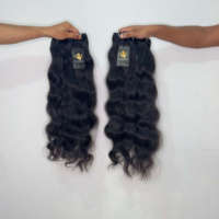 Extensiones de Cabello Virgen Indio sin Procesar con Cierre HD, Extensiones de Cabello Humano Brasileño con Ondas Corporales, Cabello Rizado Natural