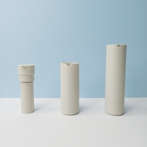 Custom logo Label Grey White Airless <b>Bottle</b> Body 30ml 50ml Lotion <b>Bottle</b> With Cap <b>Empty</b> Packaging Cosmetics Skincare - Product Image 4