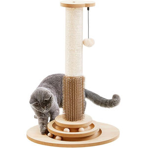 Groothandel Luxe Kat Krabpaal Zware Hoge Bestseller Krabber Katten Verticale Klimboom Gemaakt Sisal Pluche - Product Image 1