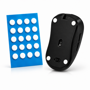 Patins de <span class=keywords><strong>souris</strong></span> en PTFE haute pureté pour <span class=keywords><strong>SteelSeries</strong></span> Prime Wireless avec bords chanfreinés pour une glisse propre et fluide, éliminant les rayures - Product Image 1