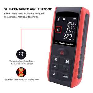 60m 디지털 레이저 거리 측정기 레이저 거리 측정기 자 거리 측정 장치 - Product Image 3