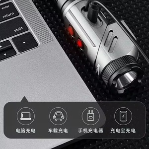 F303 Flashlight 90 Degree Rotating Rechargeable Dual <b>Light</b> Source Aluminum Alloy Magnetic Outdoor <b>LED</b> Flashlight - Product Image 5