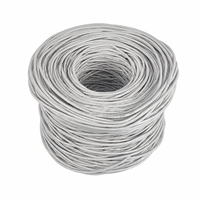 Câble Ethernet Cat5e UTP SFTP à conducteur solide 4 paires 24AWG en cuivre sans oxygène, 305m, prêt à être expédié pour caméra POE CCTV/IP