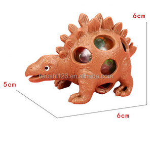 Jouets anti-stress Kawaii Dinosaure Squishy, Nouveaux jouets créatifs Dinosaure Boule de Raisin, Jouets Fidget de farce, Jouets de blague en TPR à remontée lente - Product Image 3