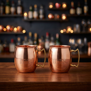 Premium Designed <b>Copper</b> Mug Brass Handle Pure <b>Copper</b> Glossy Finish Eco-Friendly 16oz Gift <b>Cup</b> Adults Customized Packaging - Product Image 4